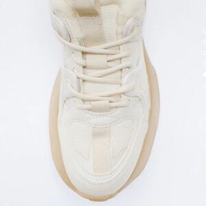 Zara sneaker faux fur